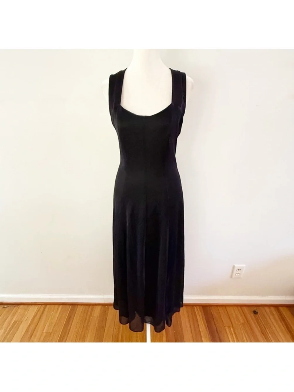 Vtg Women 90s Iridescent Purple Maxi Dress Sz 12 Fairy‎ Grunge Whimsigoth Event
